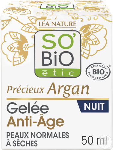 So'Bio Étic SoBio Étic Anti-Aging Night Jelly Précieux Argan 40ml