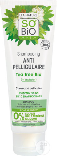 So'Bio Étic SoBio Étic Anti-Dandruff Shampoo Tea Tree And Bisabolol Tube 200ml