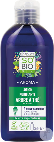 So'Bio Étic SoBio Étic Aroma Tea Tree Clarifying Lotion for Impure Skin Organic Bottle 200ml