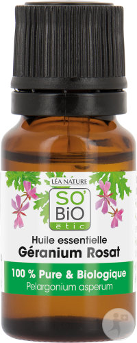 So'Bio Étic SoBio Étic Organic Rose Geranium Essential Oil Bottle 10ml