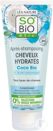 So'Bio Étic SoBio Étic Coconut And Hyaluronic Acid Hydrated Hair Conditioner Tube 200ml