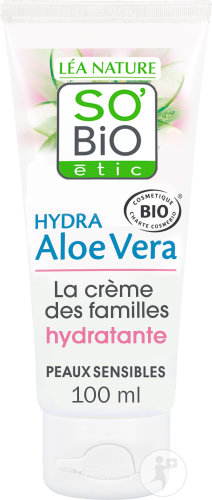 So'Bio Étic SoBio Étic The Moisturizing Cream Skin Families Hydra Aloe Vera Tube 100ml