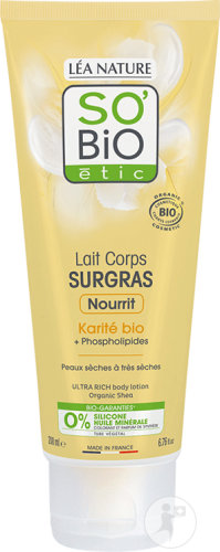 So'Bio Étic SoBio Étic Karité Moisturizing Body Milk Dry to Very Dry Skin Bio Tube 200ml