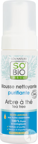 So'Bio Étic SoBio Étic Clarifying Cleansing Foam Tea Tree Bottle 150ml