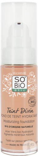 So'Bio Étic SoBio Étic Make-Up Moisturizing Foundation 20 Beige Rosé pump bottle 30ml