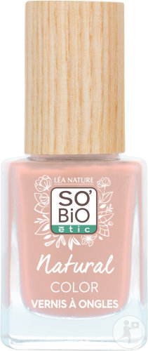 So'Bio Étic SoBio Étic Make-Up Natural Color Nail Polish 60 Romantic Pink bottle 11ml