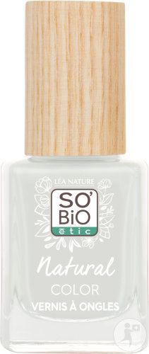 So'Bio Étic SoBio Étic Make-Up Natural Color Nail Polish 80 Snow White Bottle 11ml