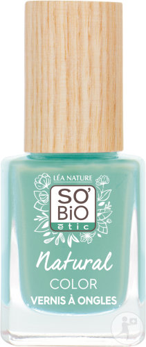 So'Bio Étic SoBio Étic Make-Up Natural Color nail polish 85 sea green bottle 11ml