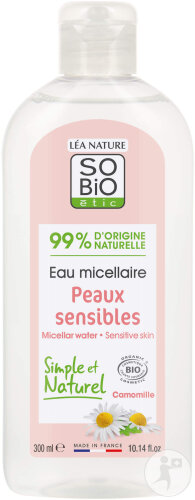 So'Bio Étic SoBio Étic Micellar Water For Sensitive Skin Chamomile Organic Bottle 300ml
