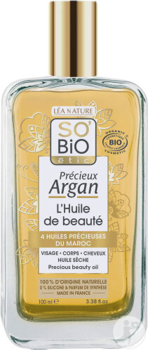 So'Bio Étic Sobio Étic Précieux Argan Beauty Dry Oil Bio Fles 100ml