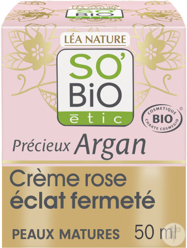So'Bio Étic SoBio Étic Precious Day Radiance Firming Cream-Rose Argan Mature Skin 50ml