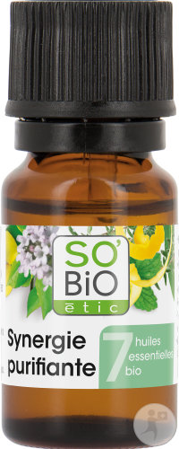 So'Bio Étic SoBio Étic Purifying Fragrance Dispenser With 7 Organic Essential Oils Flacon 10ml