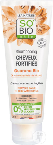 So'Bio Étic SoBio Étic Shampoo Enriched Hair Guarana And Niaouli Essential Oil Tube 250ml