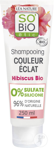 So'Bio Étic SoBio Étic Shampoo Organic Hibiscus And Coconut Lauric Acid Tube 250ml