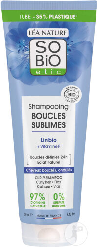 So'Bio Étic SoBio Étic Shampoo Sublime Curls Organic Linen And Vitamin F Bio Tube 250ml