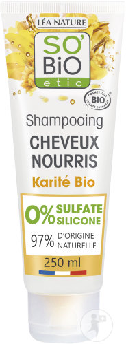 So'Bio Étic SoBio Étic Shampoo Nourished Hair Organic Shea Butter And Arganceramide Tube 250ml
