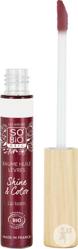 So'Bio Étic SoBio Étic Shine & Color Balm Lip Oil Color Plum 12ml