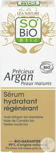 So'Bio Étic SoBio Étic Precious Argan Regenerating Hydrating Serum Mature Skin 30ml