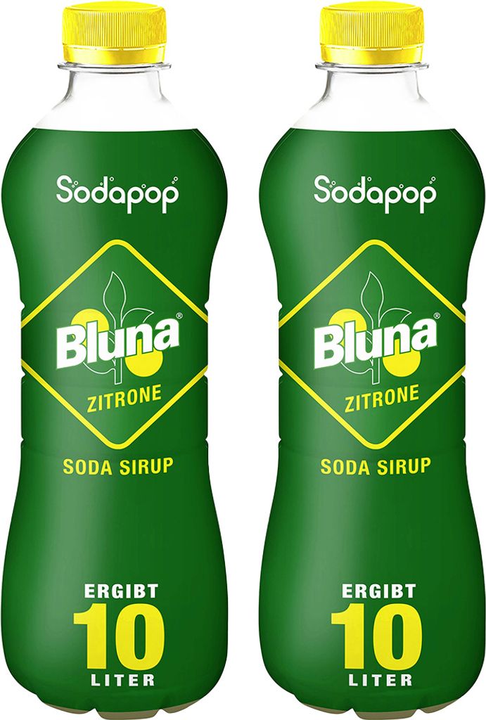 SODAPOP Bluna Lemon Syrup 500ml, 2 pieces