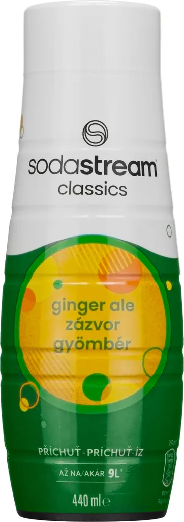 SodaStream 1424201410, Carbonation Syrup, Black, Green, Gray, Orange, Ginger, 440 ml, 1 piece(s)