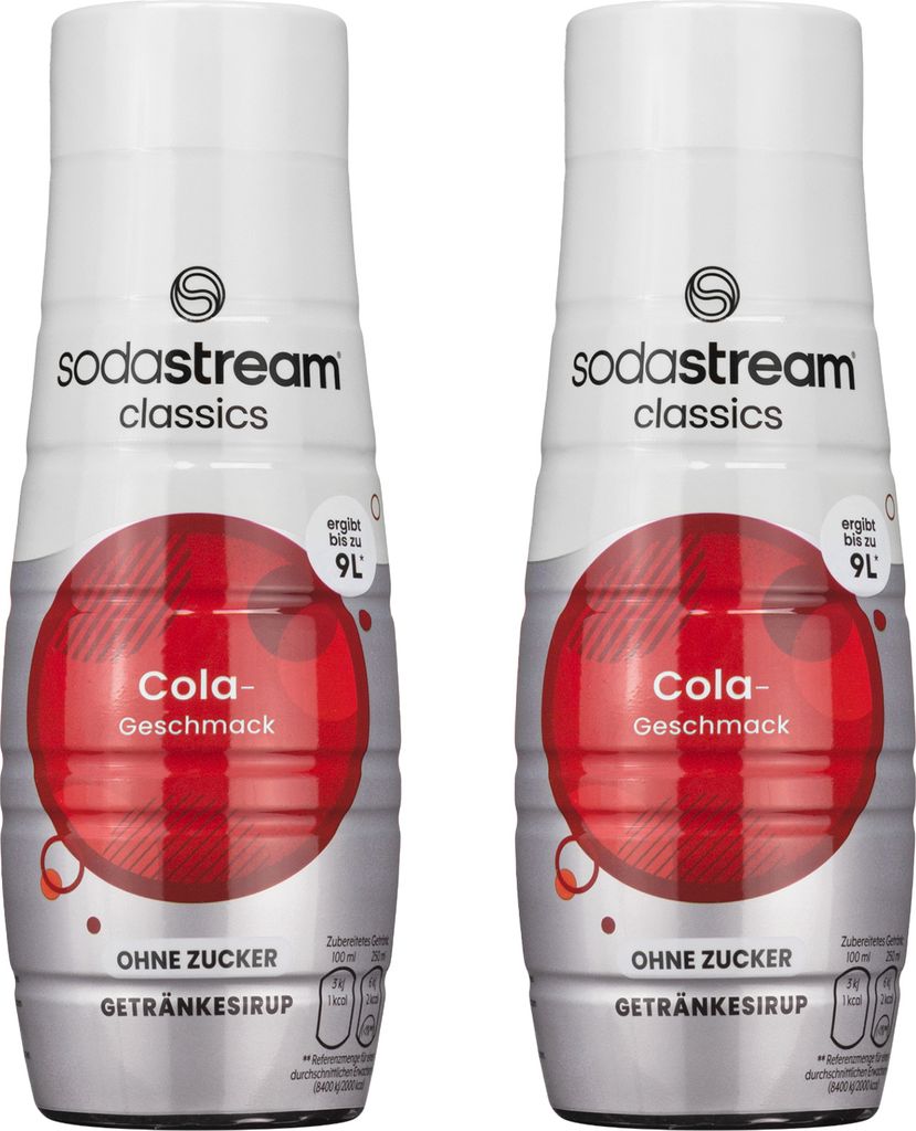 SodaStream Cola Syrup Sugar-Free 440ml 2x Concentrate Beverage Syrup 440 ml
