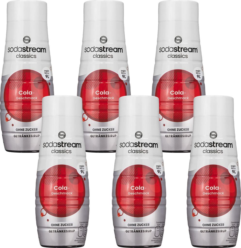 SodaStream Cola sugar-free syrup 440ml, 6 pieces