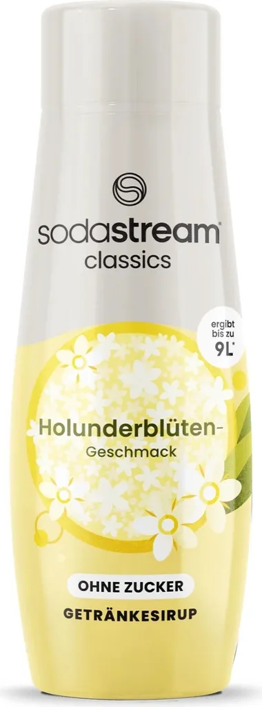 Sodastream: Découvrez le sirop sans sucre de fleur de sureau 440ml