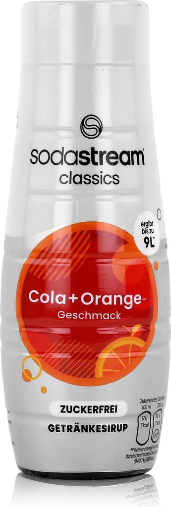 SodaStream Sugar-Free Drink Syrup, Cola+Orange Flavor, 440ml (1 Pack) 440 ml
