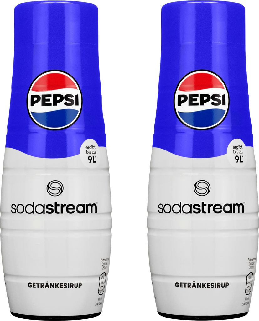SodaStream Pepsi Beverage Syrup, 440ml, 2 pieces