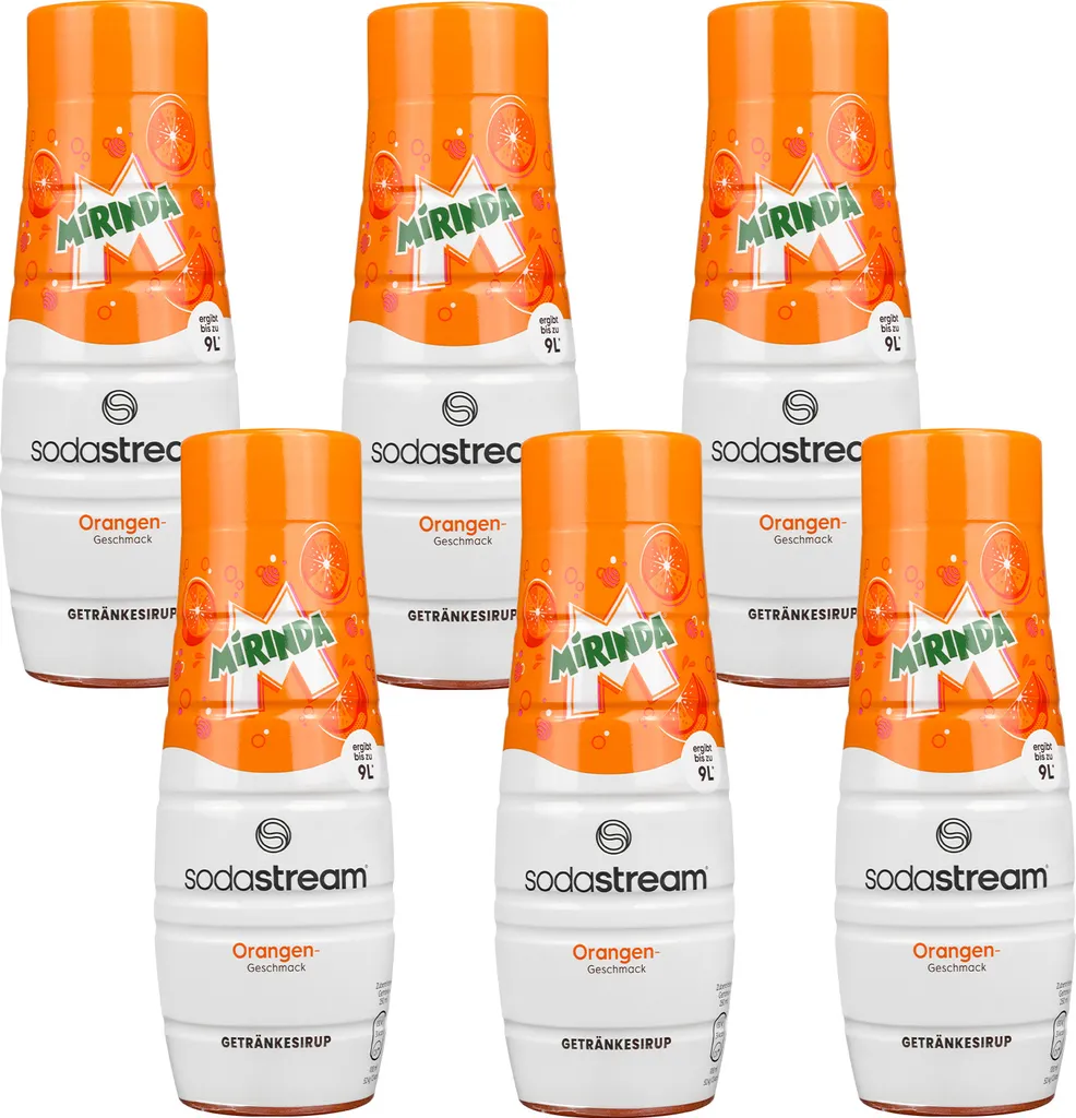 SodaStream beverage syrup soft drink Mirinda 440ml 6 pieces