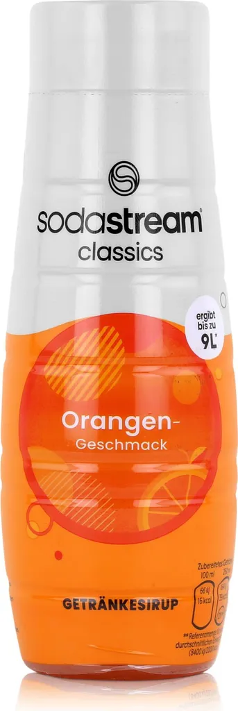 SodaStream Beverage Syrup Soft Drink Orange Flavor 440ml (1 Pack)