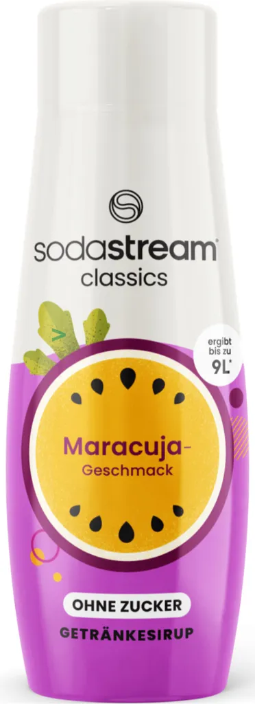 SODASTREAM Concentrate Syrup Juice Zero Passionfruit Sugar-Free 440ml