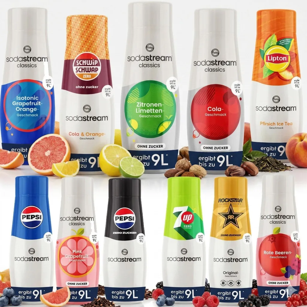 SodaStream Lipton Ice Tea Peach Syrup, 440 ml, Peach, 1 piece, plastic bottle, fruit tea