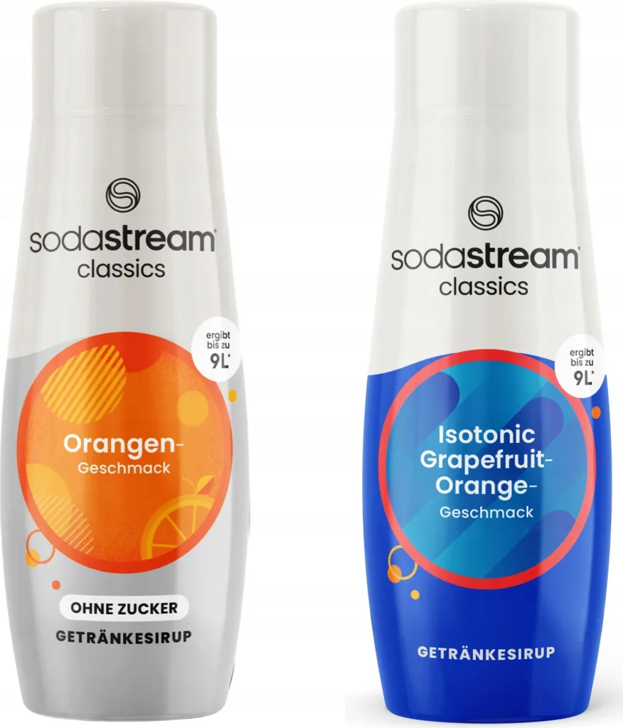 SodaStream Orange Zero Sugar-Free Syrups Orange + Isotonic Orange Grapefruit 440 ml