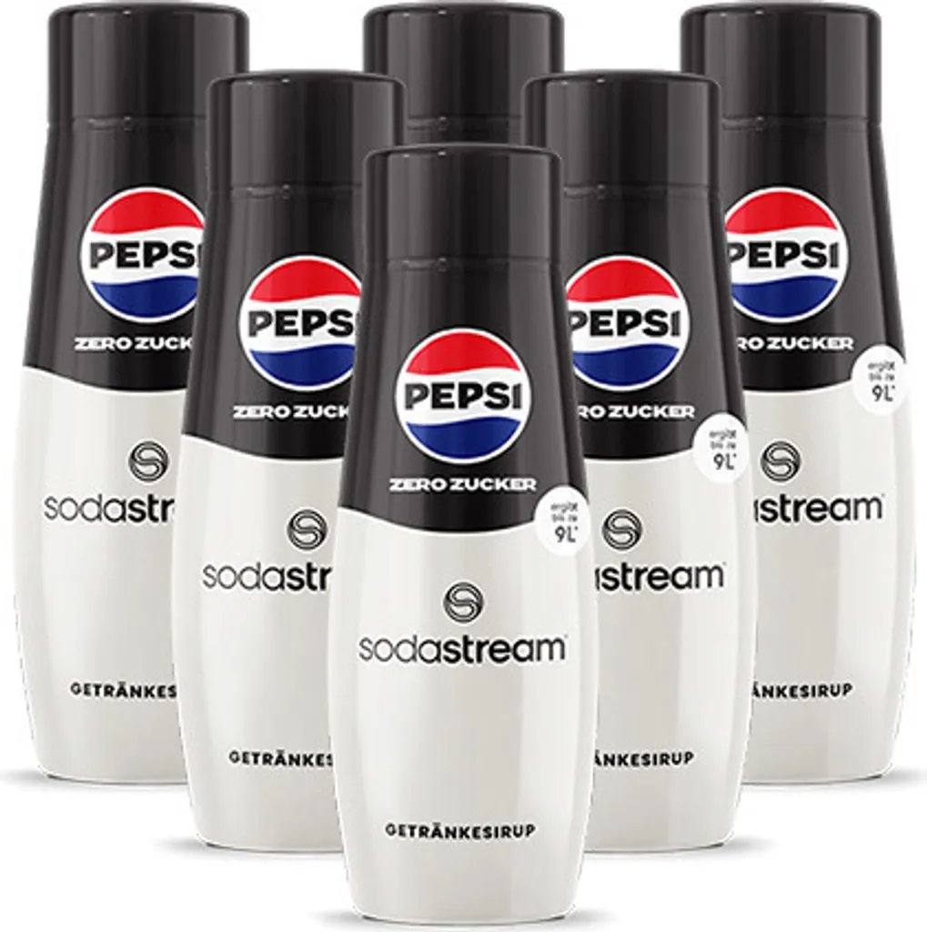 SodaStream - Pepsi Zero Syrup - 6x 440ml