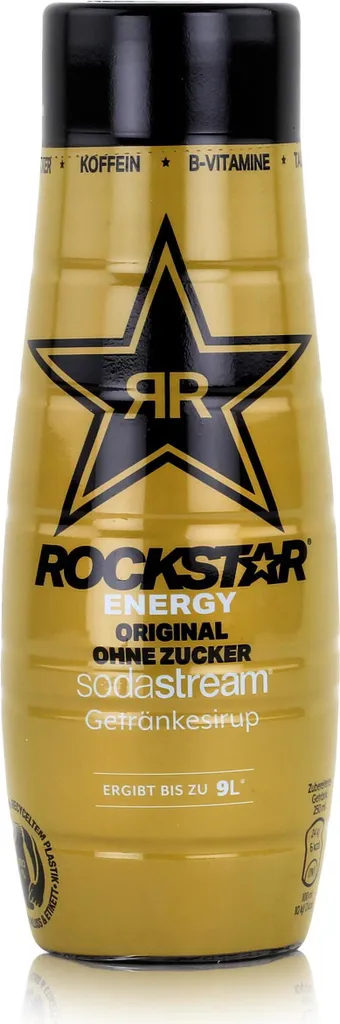 Sodastream Rockstar Energy Original Sugar-Free Drink Syrup 440ml (1 Pack)