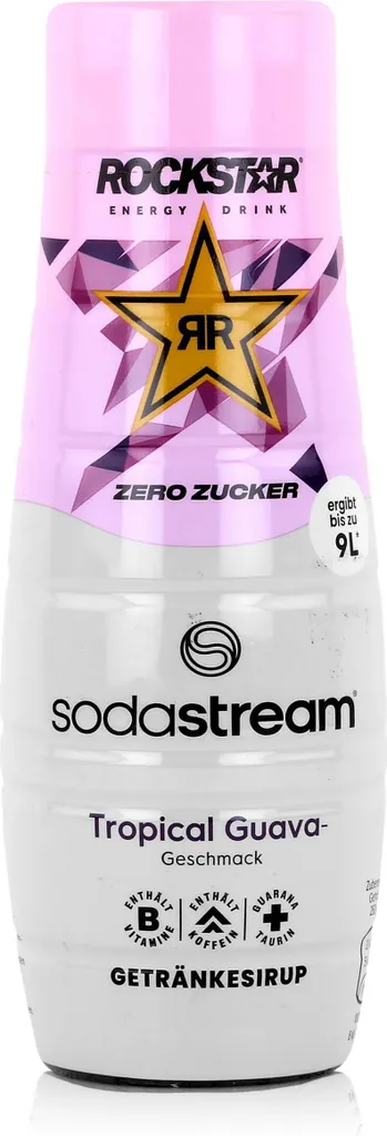 Sodastream Rockstar Energy Tropical Guava Syrup without sugar 440ml (pack of 1) 440 ml