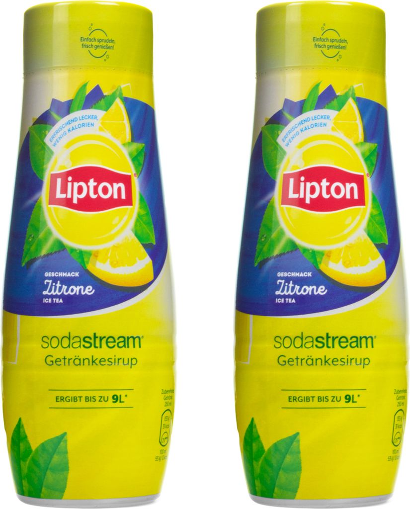 Sodastream Syrup Lipton Iced Tea Lemon 2x440ml Beverage Syrup Concentrate 880 ml