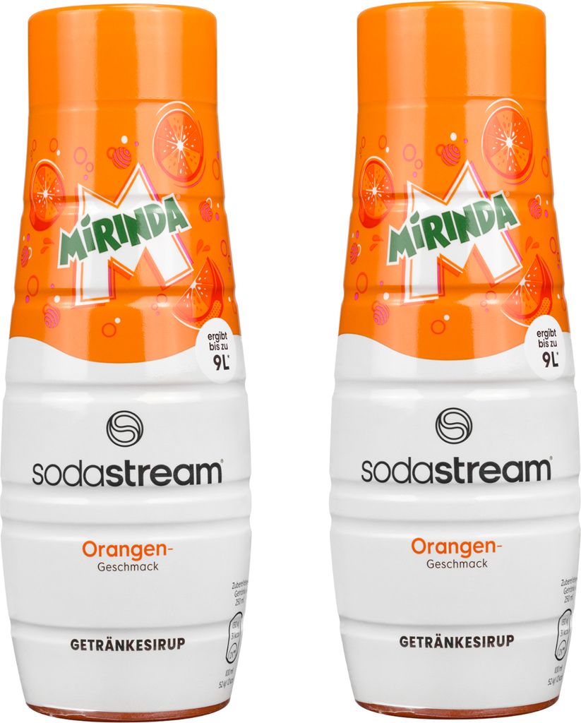 SodaStream Syrup Mirinda 2x440ml concentrate drink syrup orange 880 ml