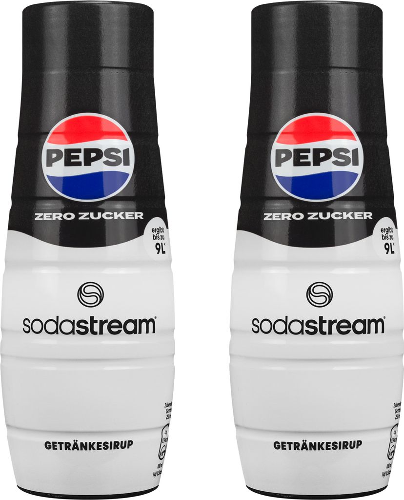 Sodastream Syrup Pepsi Zero Sugar 2x440ml Sugar-Free Beverage Syrup