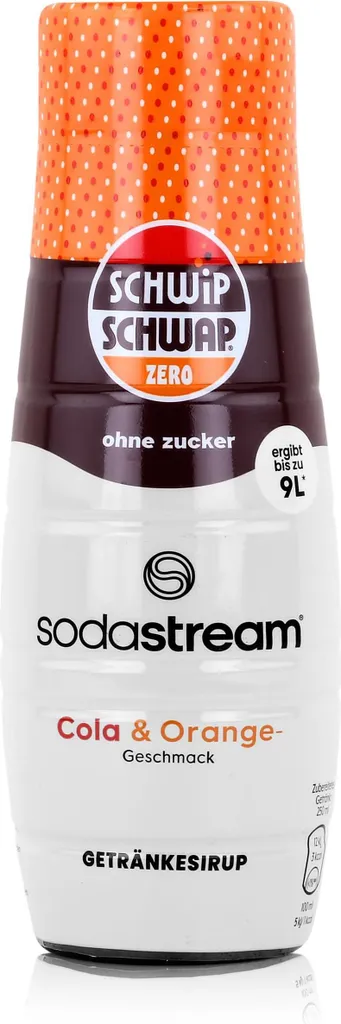 SodaStream Syrup Schwip Schwap zero Cola & Orange 440ml (1 pack) 440 ml