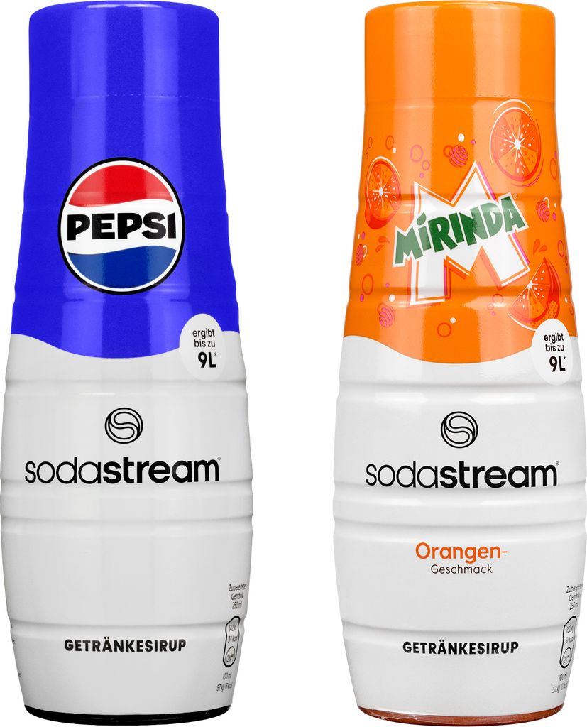 Sodastream Syrup Set Pepsi Mirinda 440ml Drink Syrup Pack of 2 440 ml