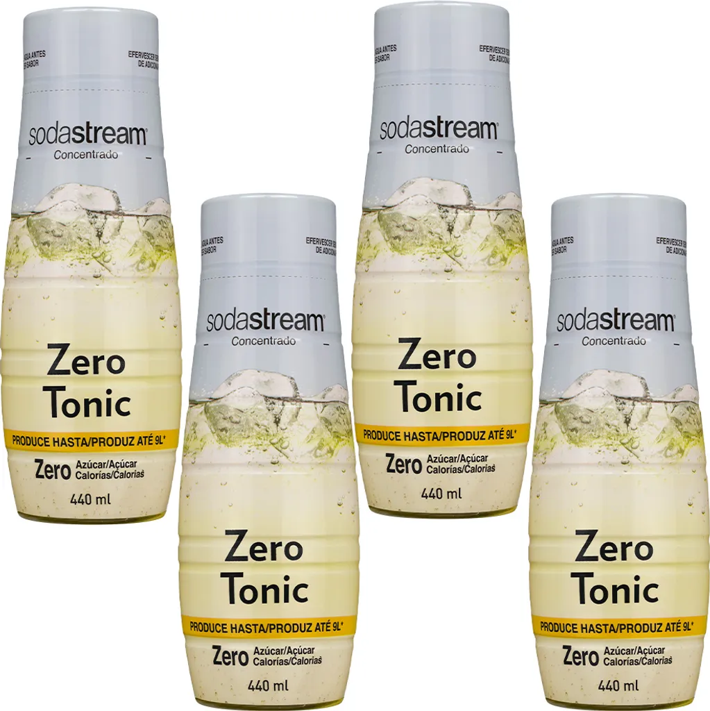 SodaStream Tonic Zero Syrup 440ml, 4 pieces 1760 ml