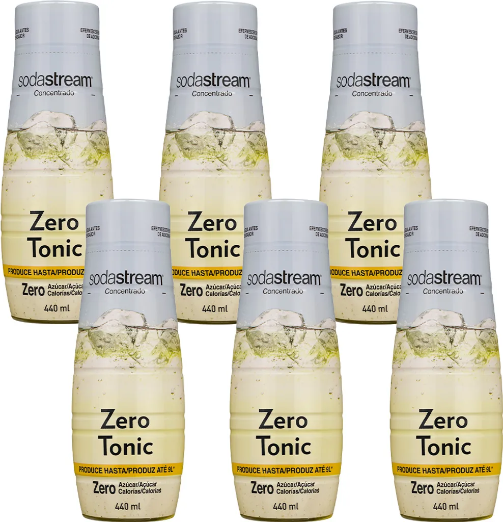 SodaStream Tonic Zero Syrup 440ml, 6 pieces 2640 ml