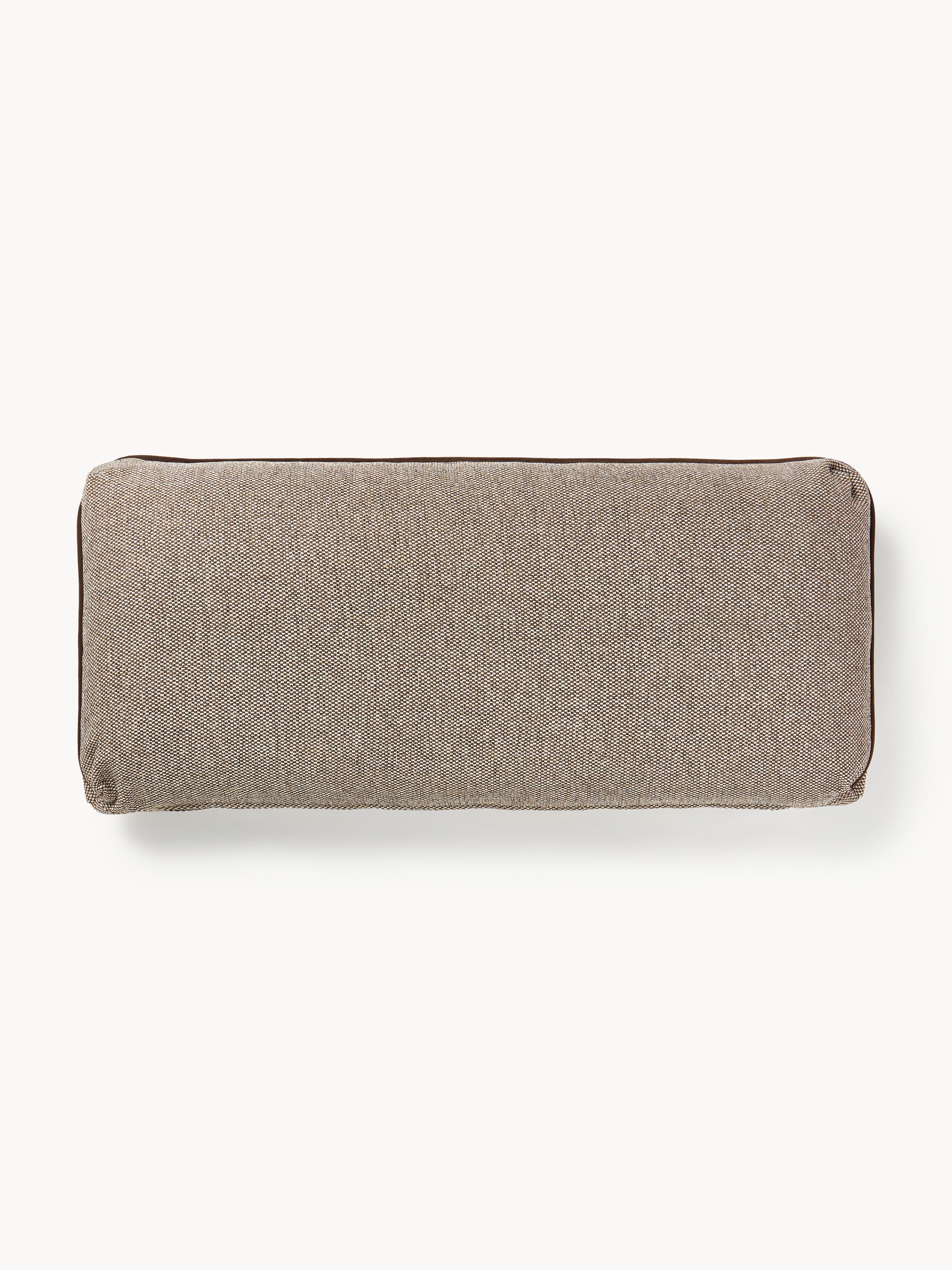Westwing Collection Felix sofa cushion, Coarsely woven woven fabric, greige