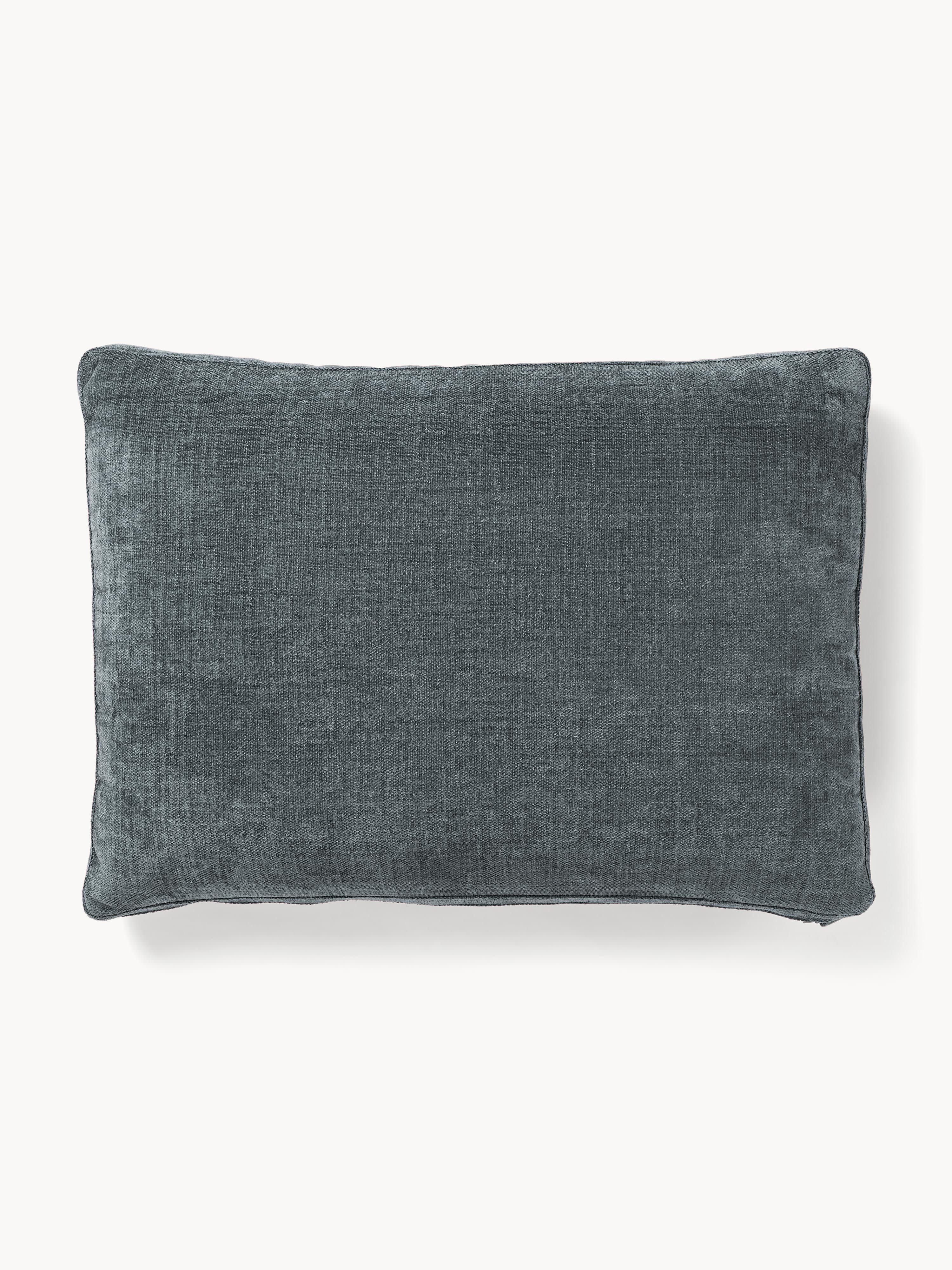 Westwing Collection Tribeca sofa cushions, Chenille Grey-Blue