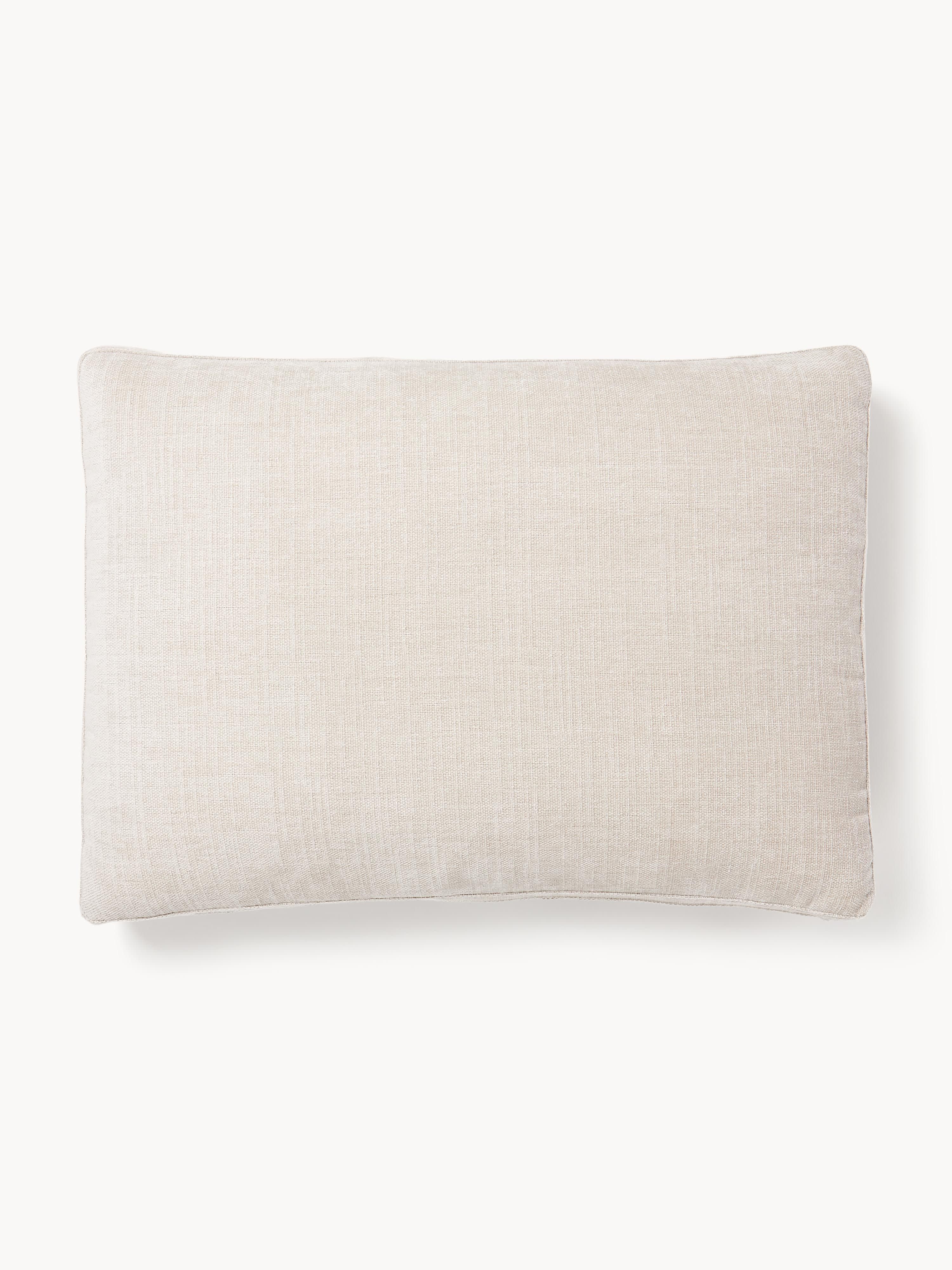 Westwing Collection Tribeca sofa cushions, Chenille Light Beige