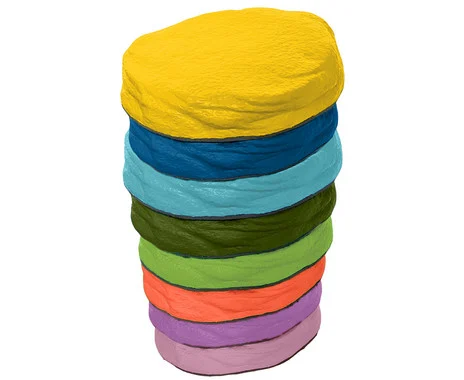 Soft balancing stones, set of 8