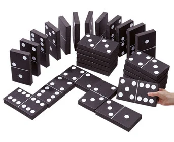 Large-format soft dominoes