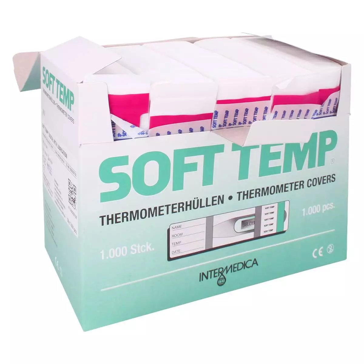 Soft temperature thermometer covers